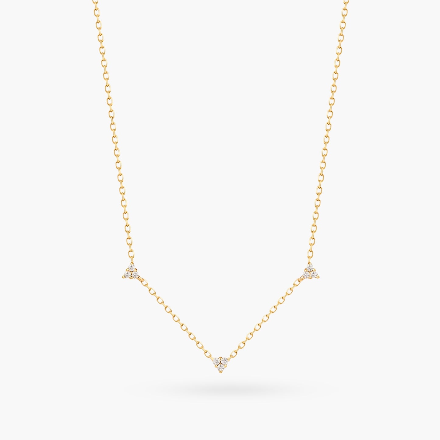 14K Diamond Constellations Gold Dainty Necklace