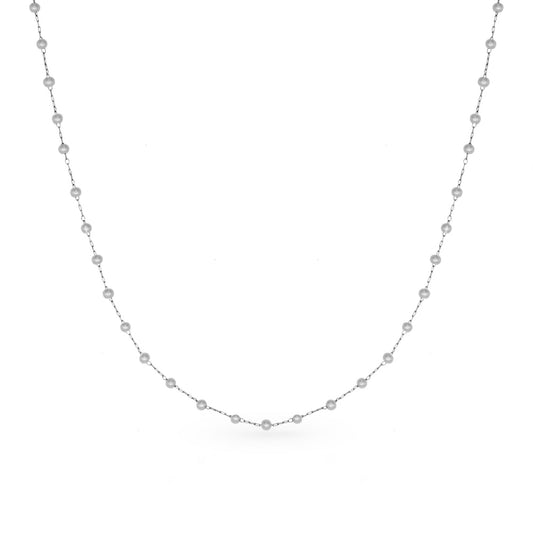 Dainty Pearl Short GG Necklace