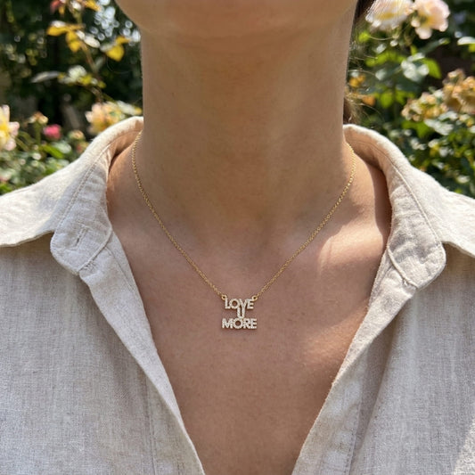 The Love U More Stacked Necklace Bling