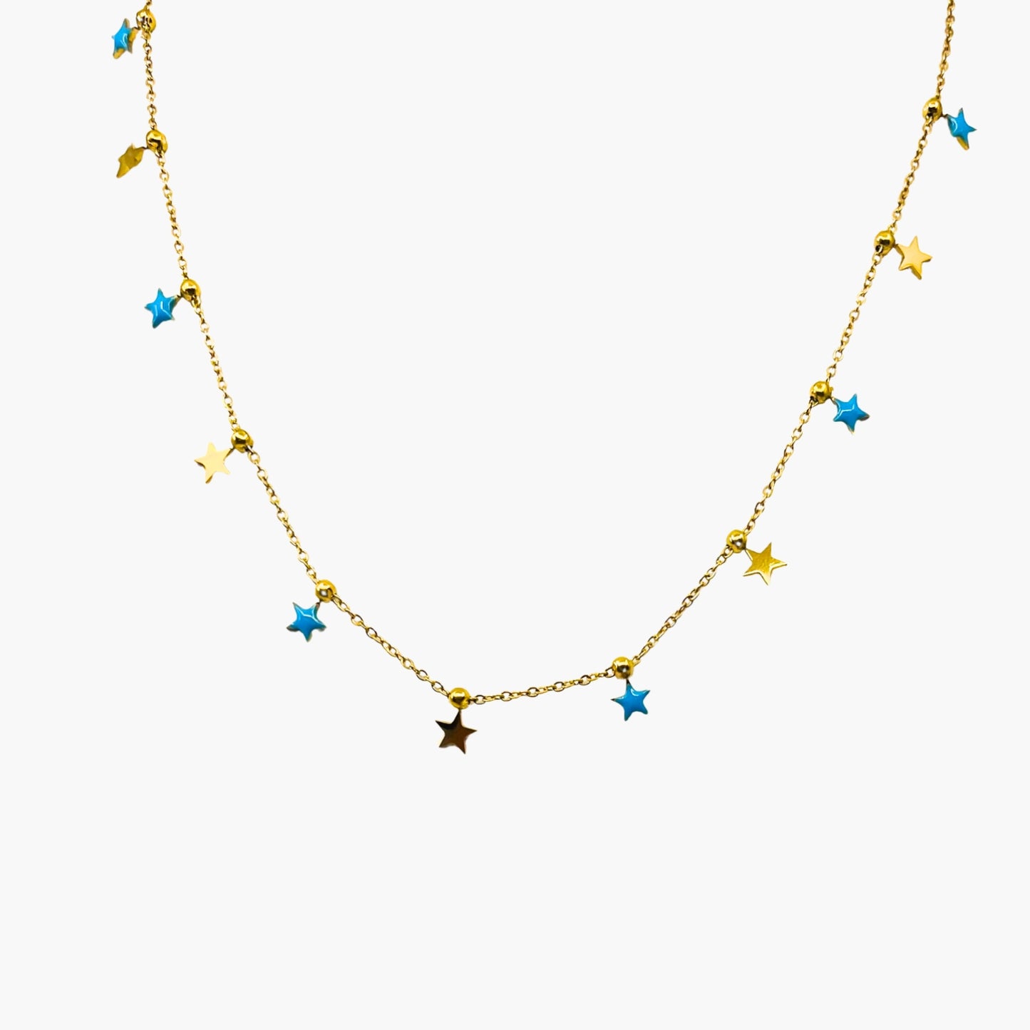 The Stars in the Sky Gold Necklace