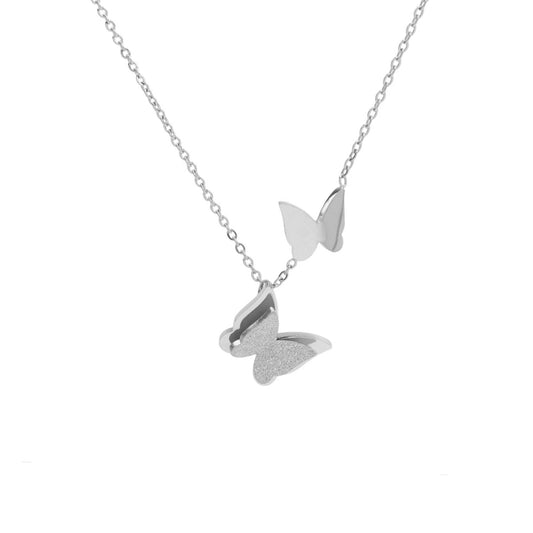 Butterfly Away Gold Necklace