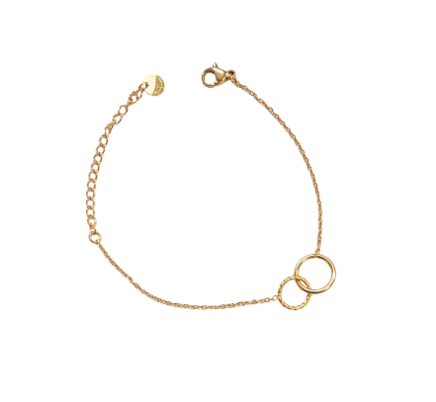 The Linked Circle Gold Bracelet