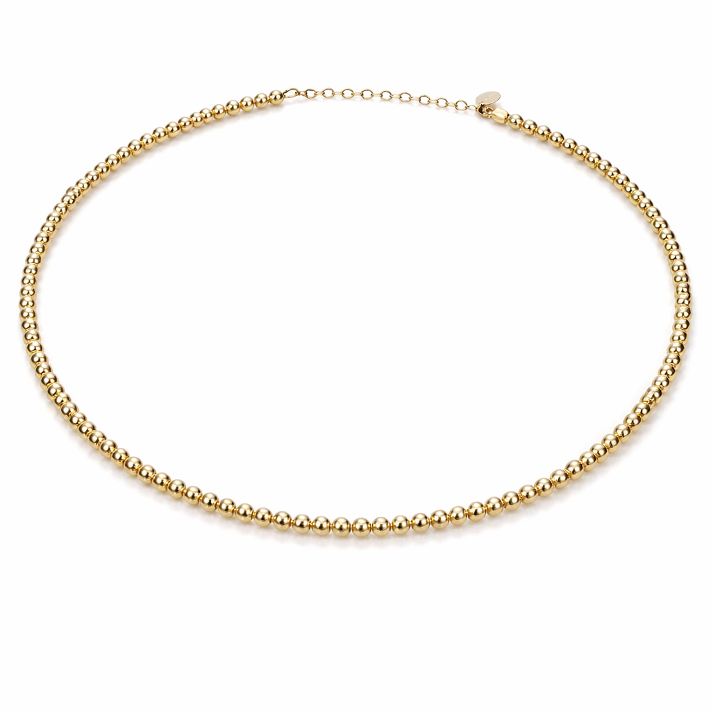 Eternity Smooth Necklace in Gold