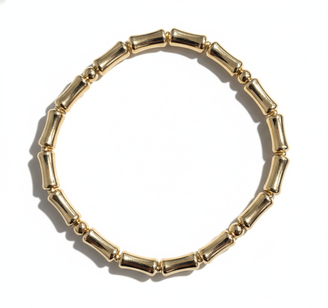 Gold-filled Bamboo Bracelet