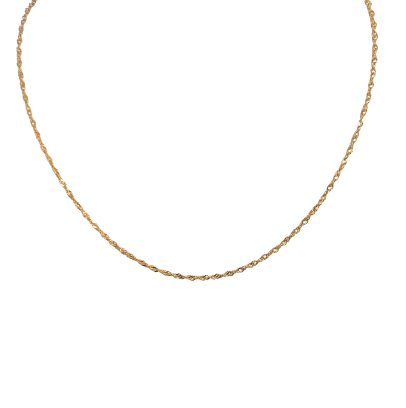 Gold Dainty Twisted Chain