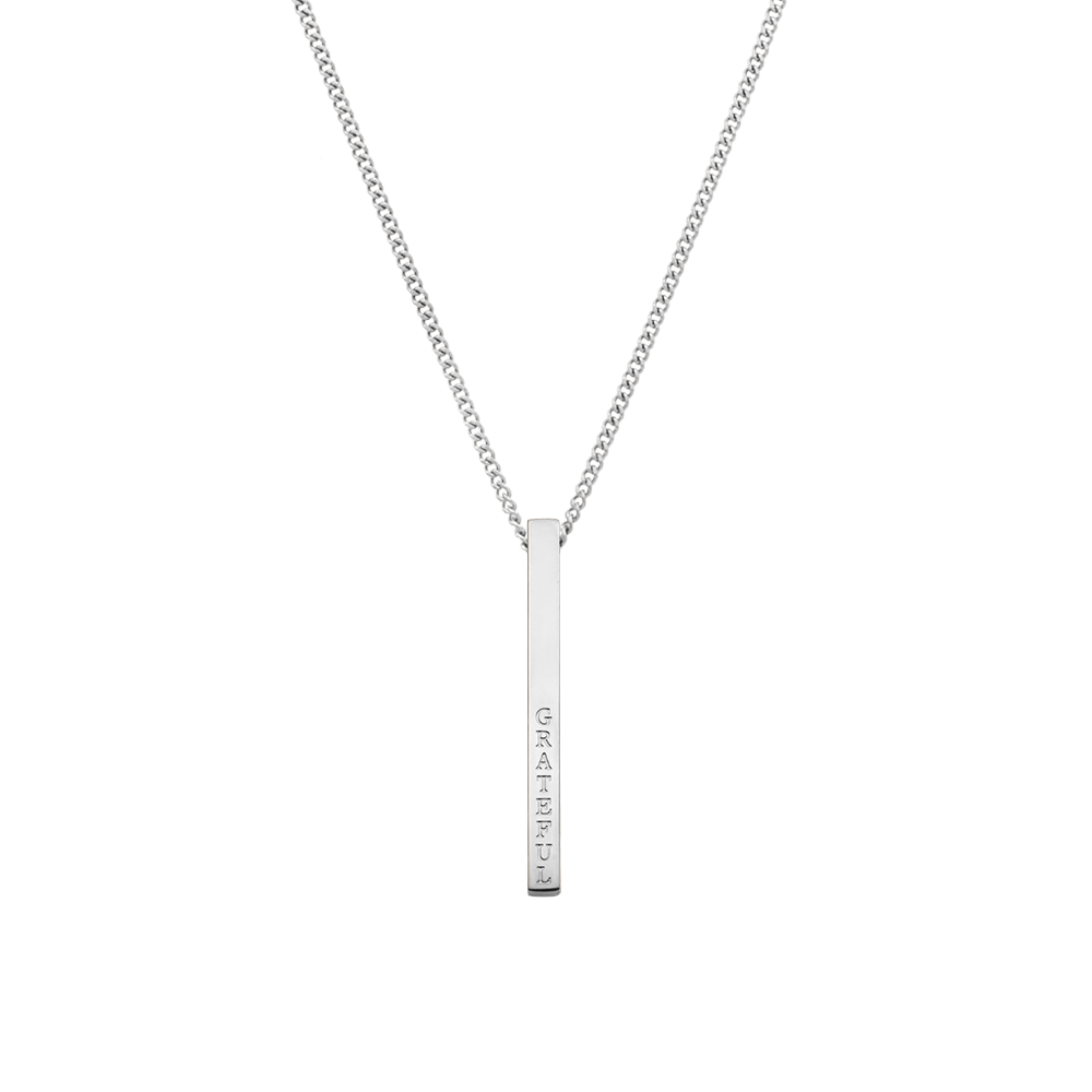 The Grateful Pin Drop Necklace