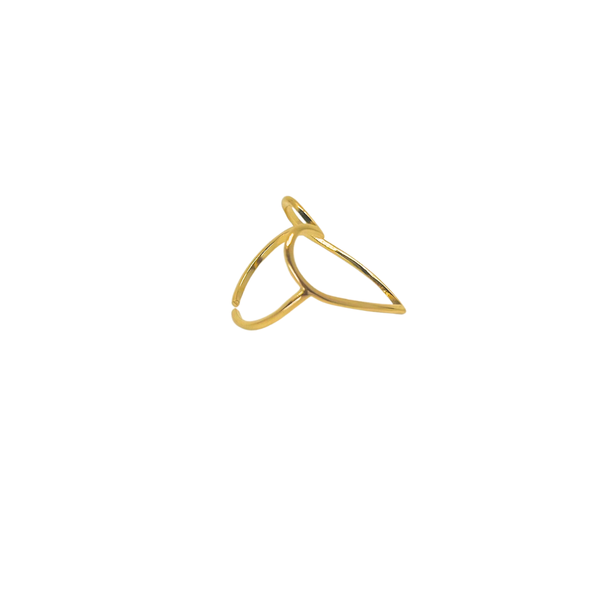 The Silhouette Heart Ring