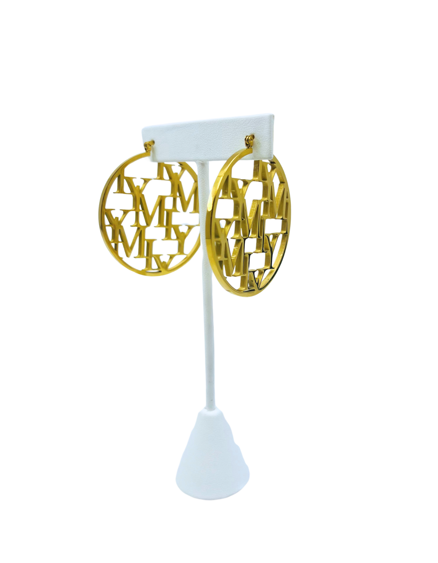 LYM Large Round Earrings