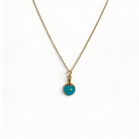 The Colorful Ping Pong Paddle Necklace