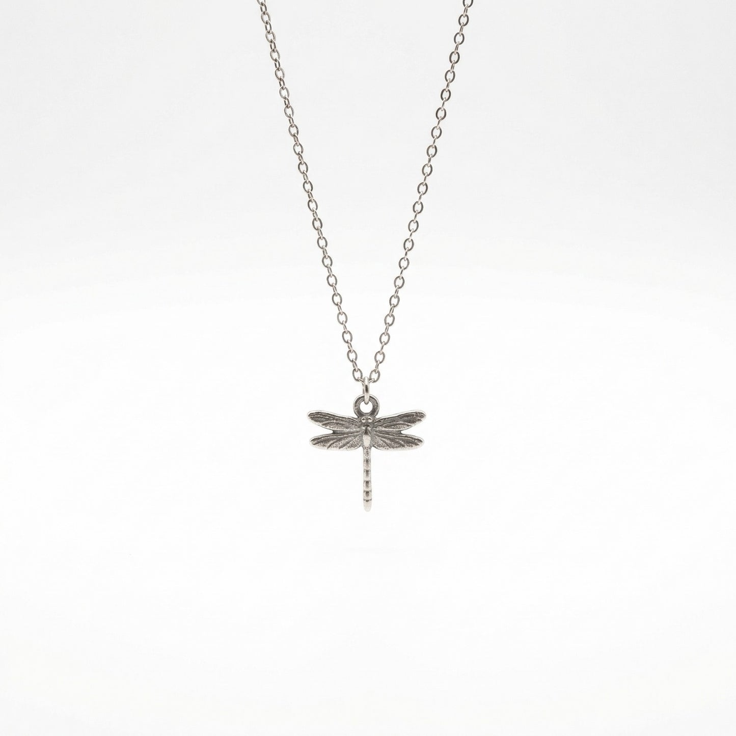 Hammered Dragonfly Necklace