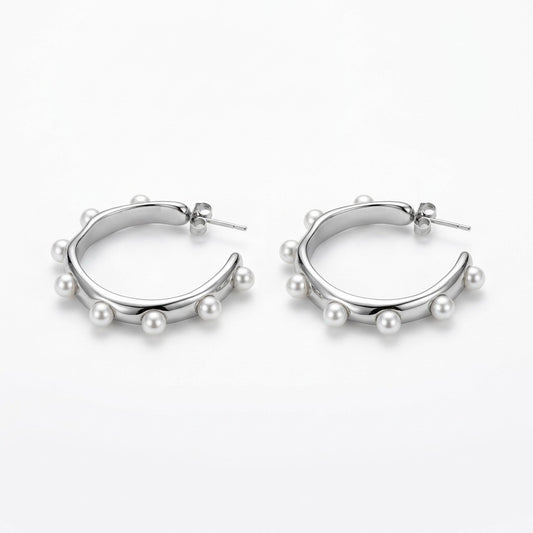The Chunky Isla & Pearl Hoops