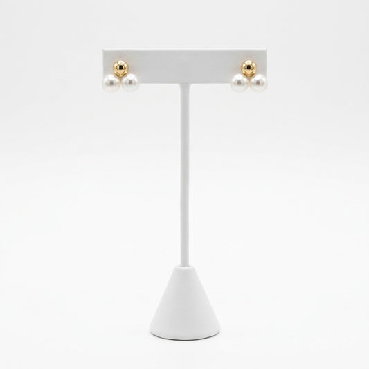 The Pearly Cherry Earrings