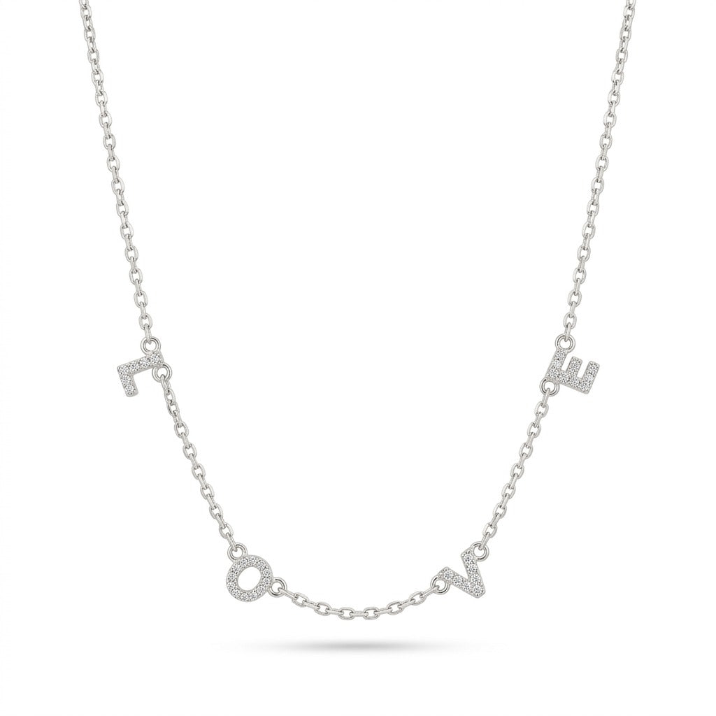 The Love Spaced Necklace Bling