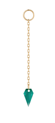 The Mini Studded Gold Hoops