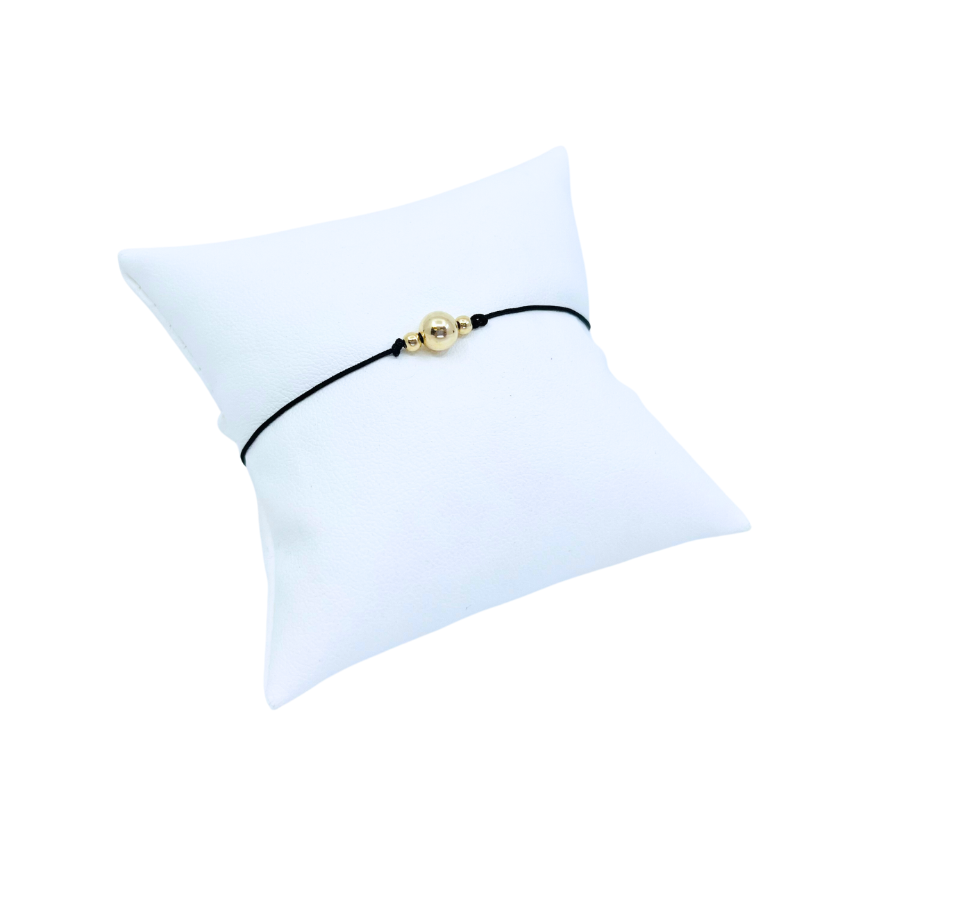 Savannah Cord Bracelet with Gold Beads