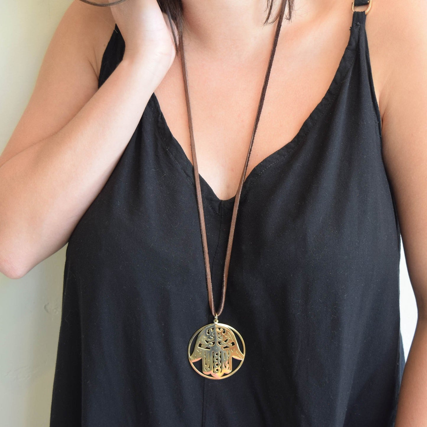 The Victoria Hamsa Necklace