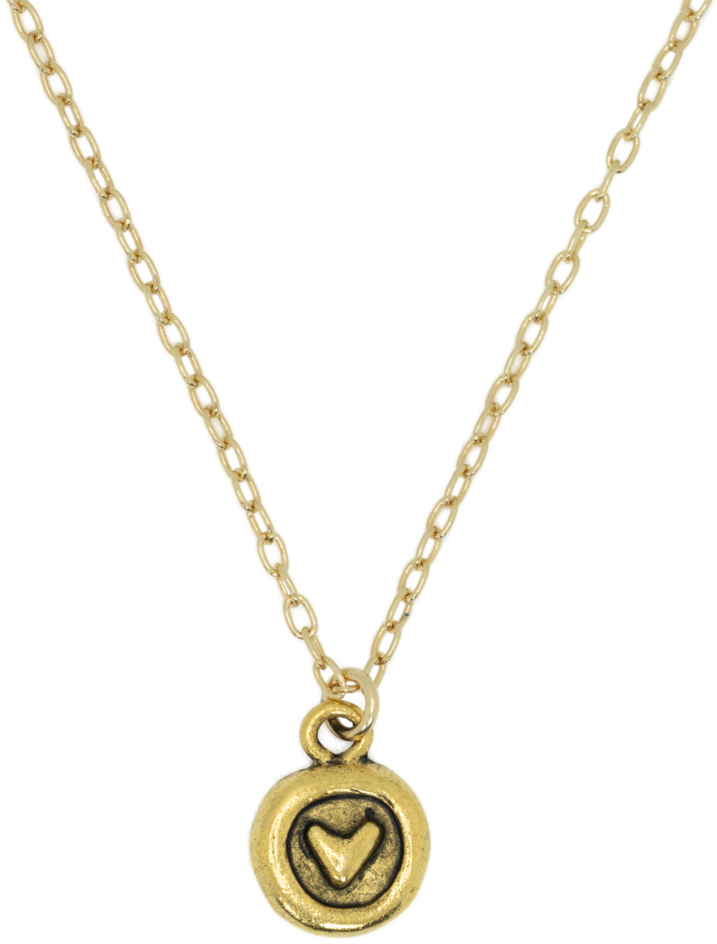 The Olivia's Heart Gold Necklace