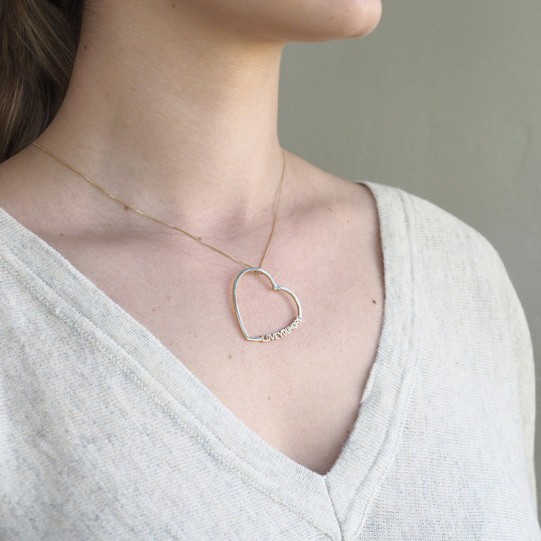 Lucy Love Necklace in 10K & 14K Gold