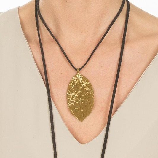 The Victoria Leaf Necklace