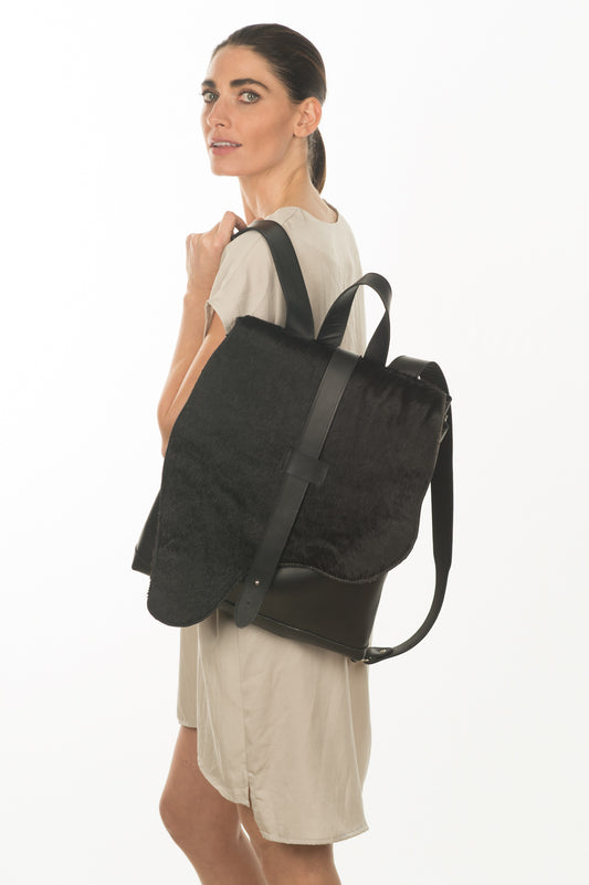 Natural Cowhide Rucksack