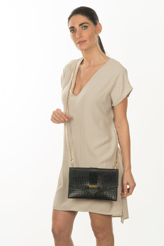 Textured Crossbody Clutch