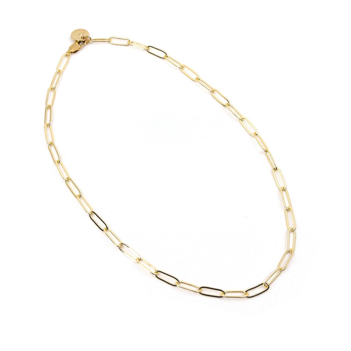 Luxe Gold Paper Clip Chain - 16 – Spiffy & Splendid