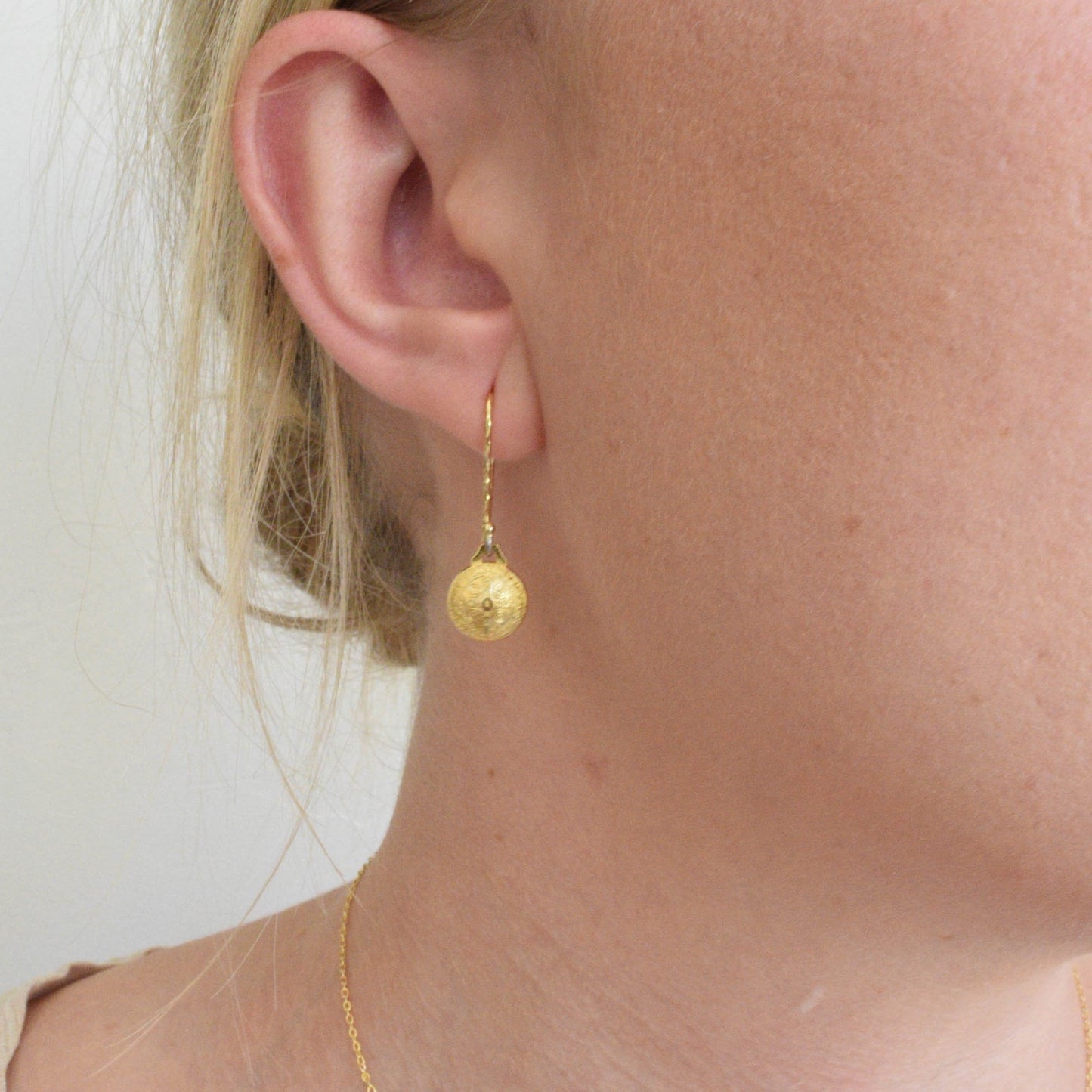 The St. Benedict Gold Earrings