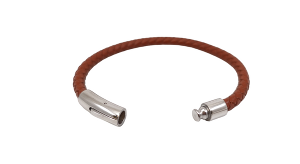 The leather braided Bracelet