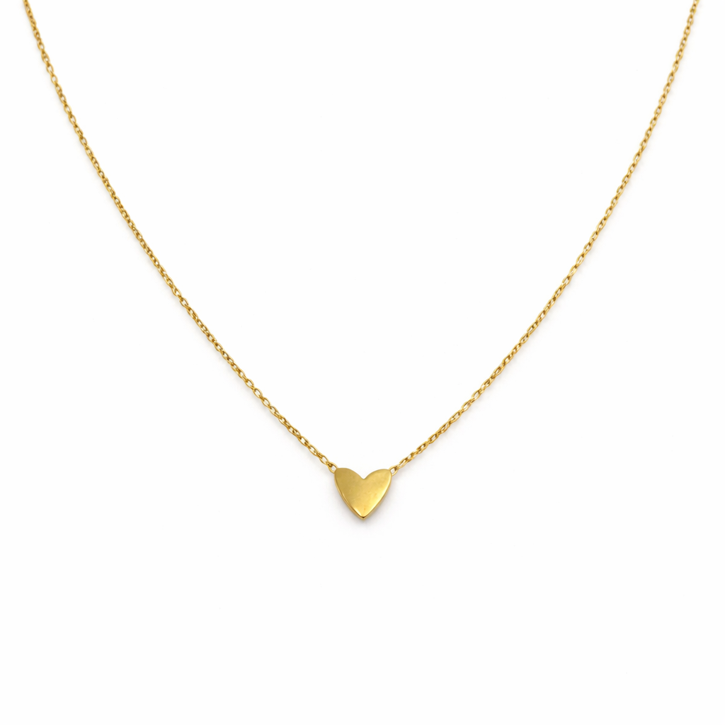 The Itty Bitty Heart Gold Necklace