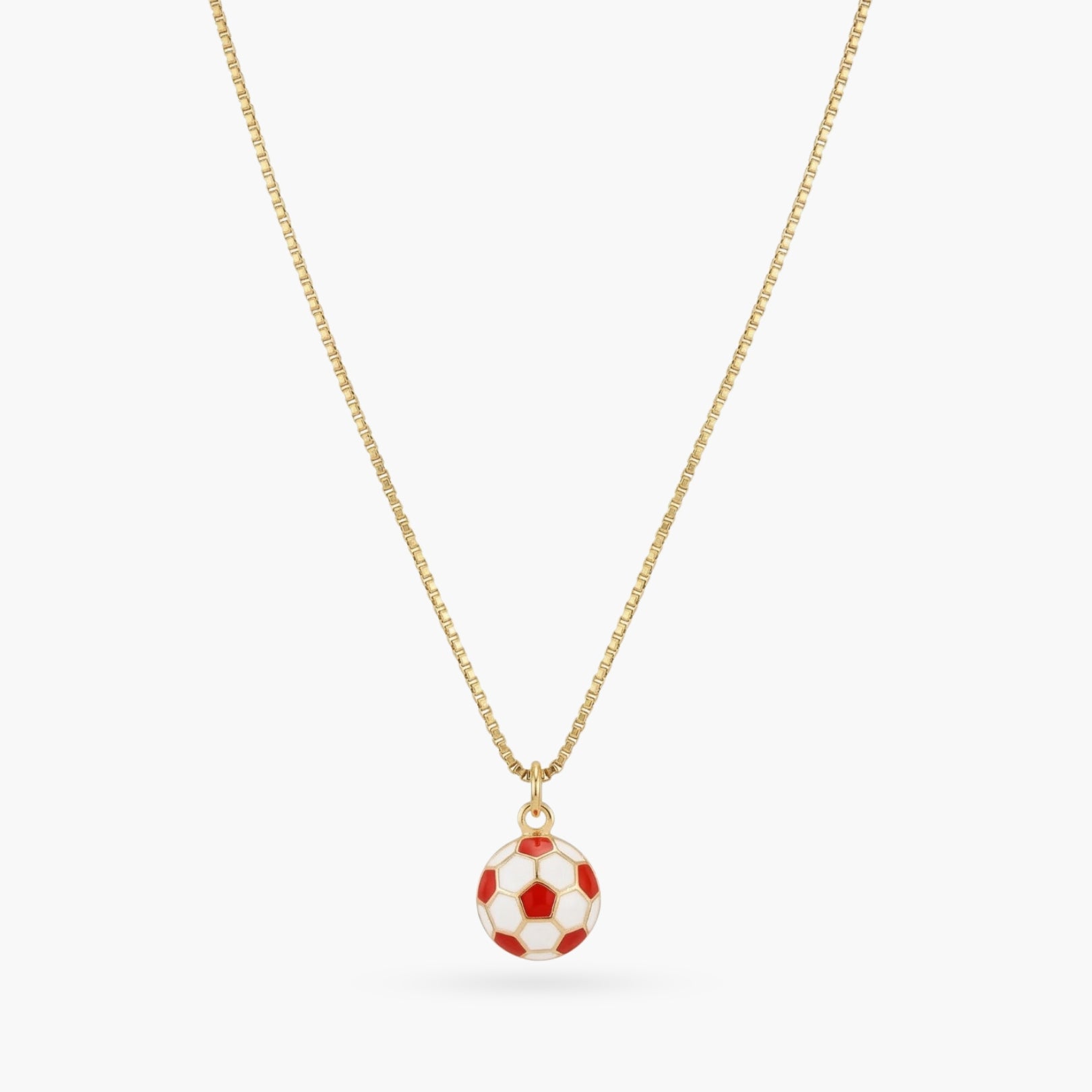 The Soccer Ball Gold Necklace