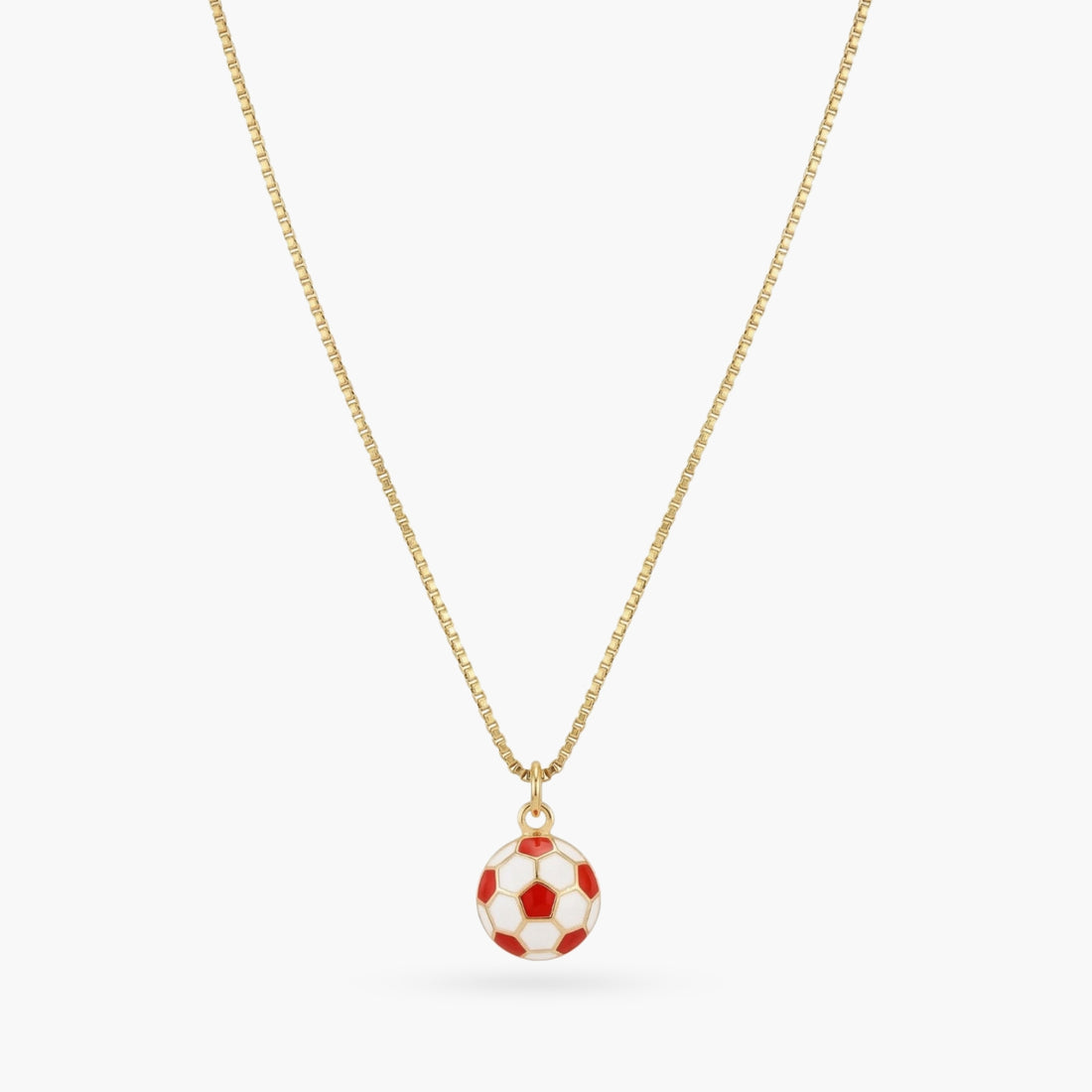 The Soccer Ball Gold Necklace
