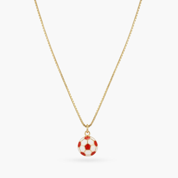 The Soccer Ball Gold Necklace