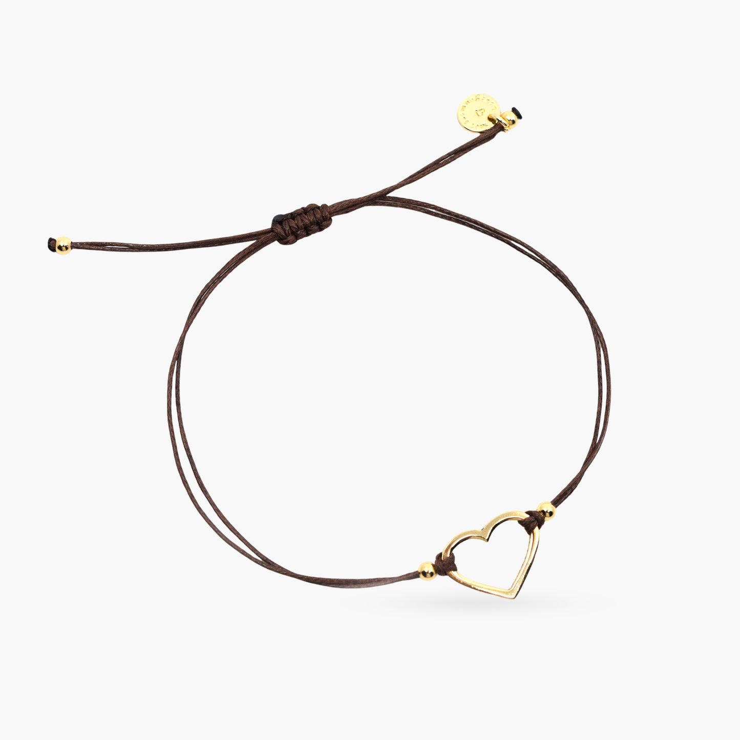 Savannah Cord Bracelet with Heart