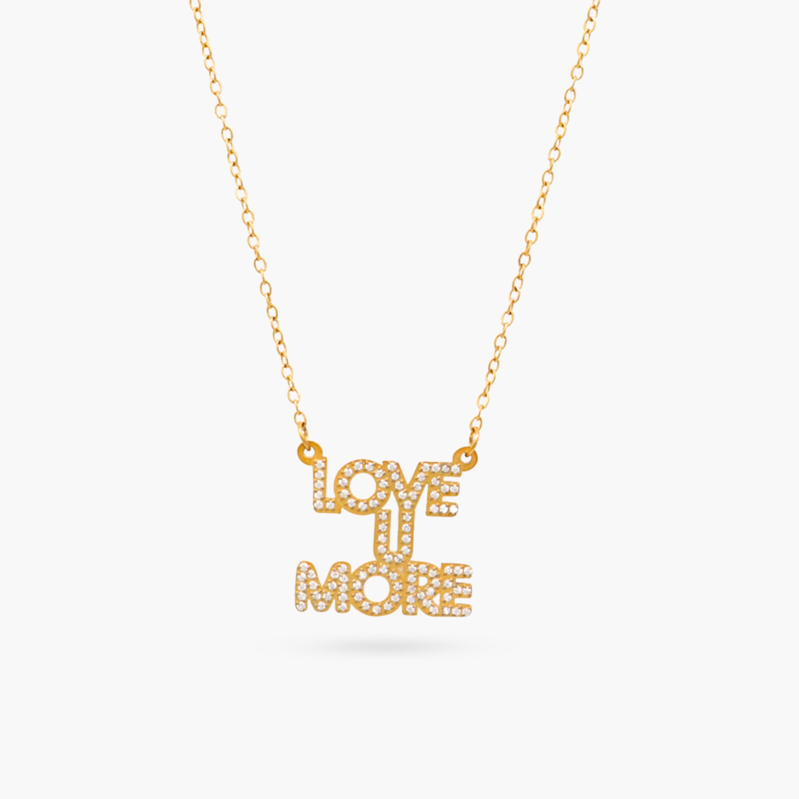 The Love U More Stacked Necklace Bling