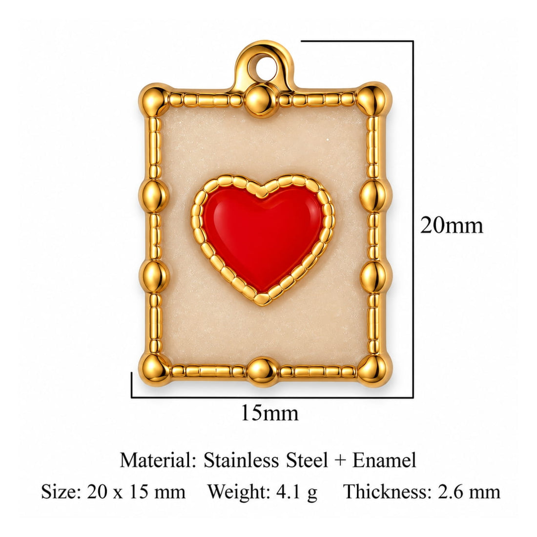 Build Your Own Charm - Heart Charms