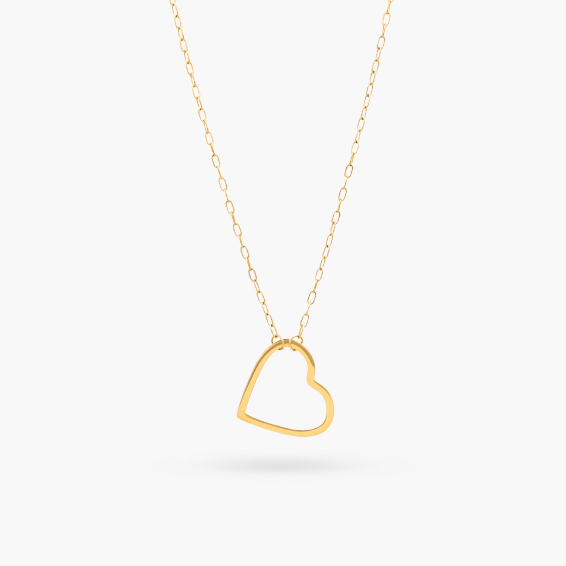 Follow Your Heart Silhouette Necklace