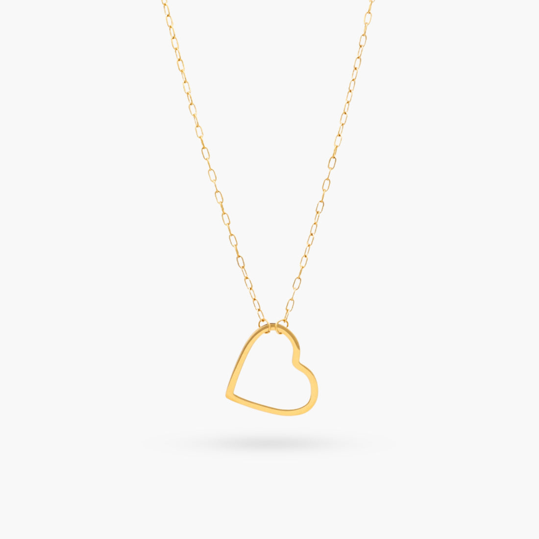 Follow Your Heart Silhouette Necklace
