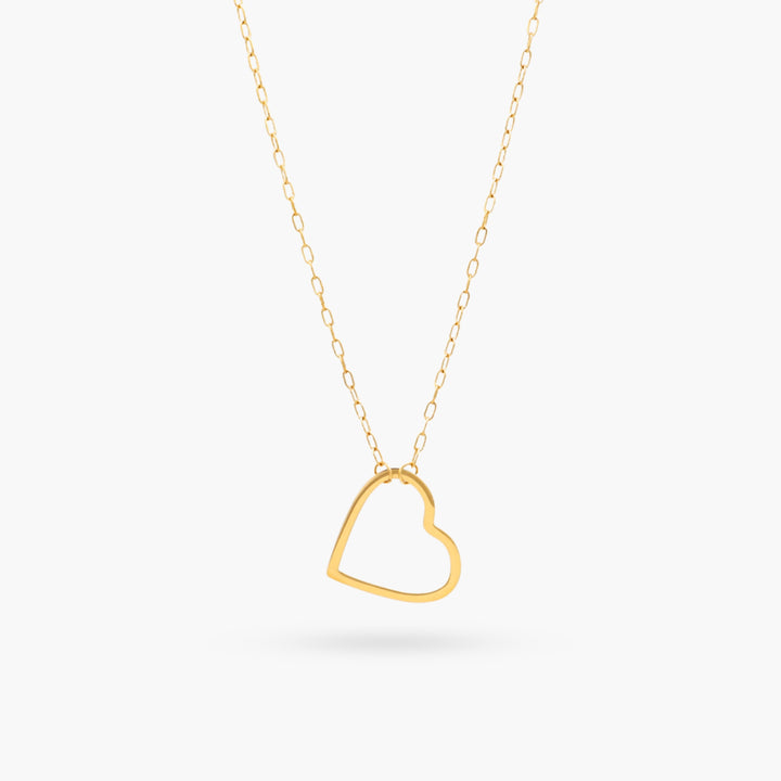 Follow Your Heart Silhouette Necklace