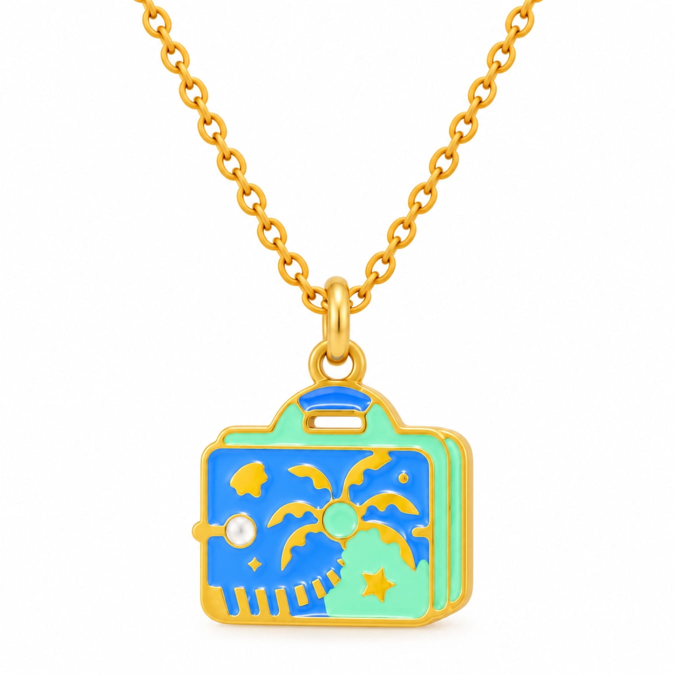 Travel Charms Necklace