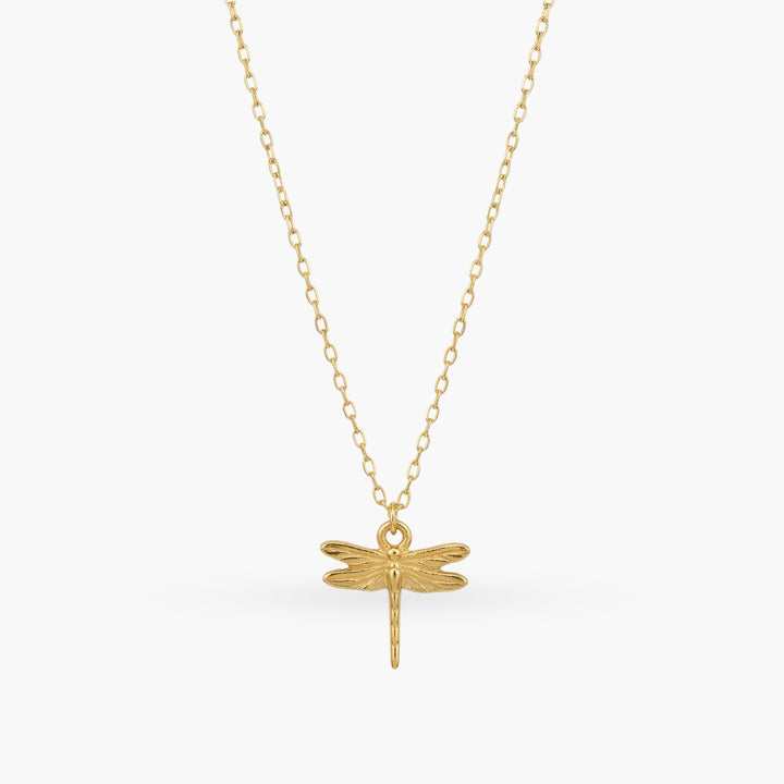 Hammered Dragonfly Necklace