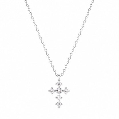 The Sparkle Cross my Heart Necklace