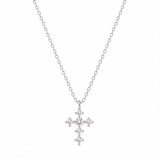 The Sparkle Cross my Heart Necklace