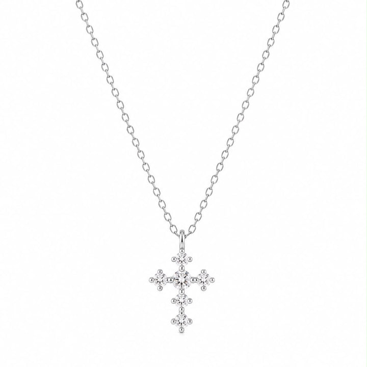 The Sparkle Cross my Heart Necklace
