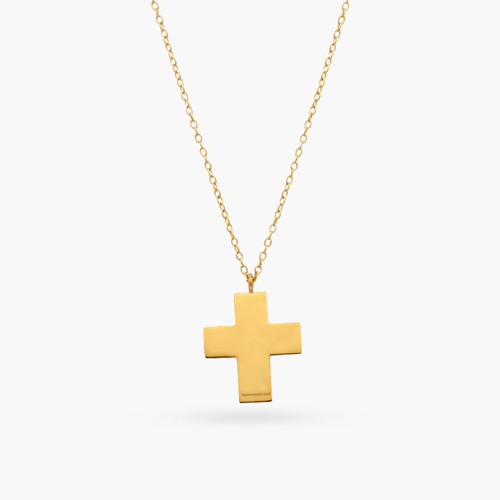 The Polished Walk in Faith Cross Necklace