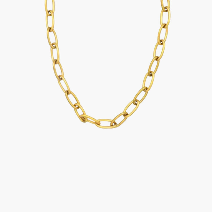 Super Chunky Cable Gold Necklace