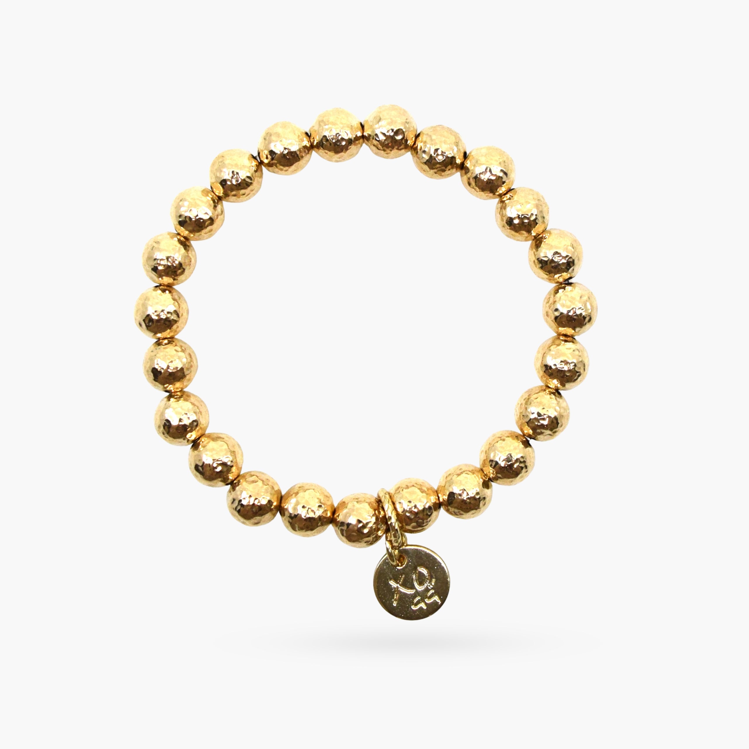 Eternity Bracelet in Hammered
