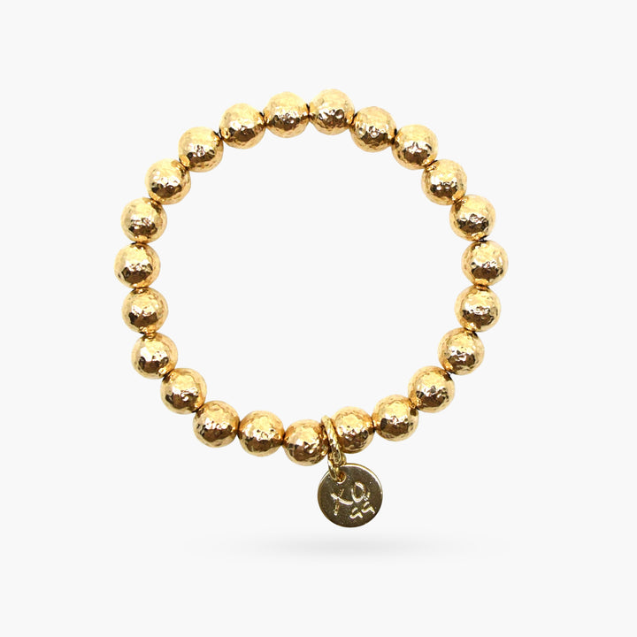 Eternity Bracelet in Hammered