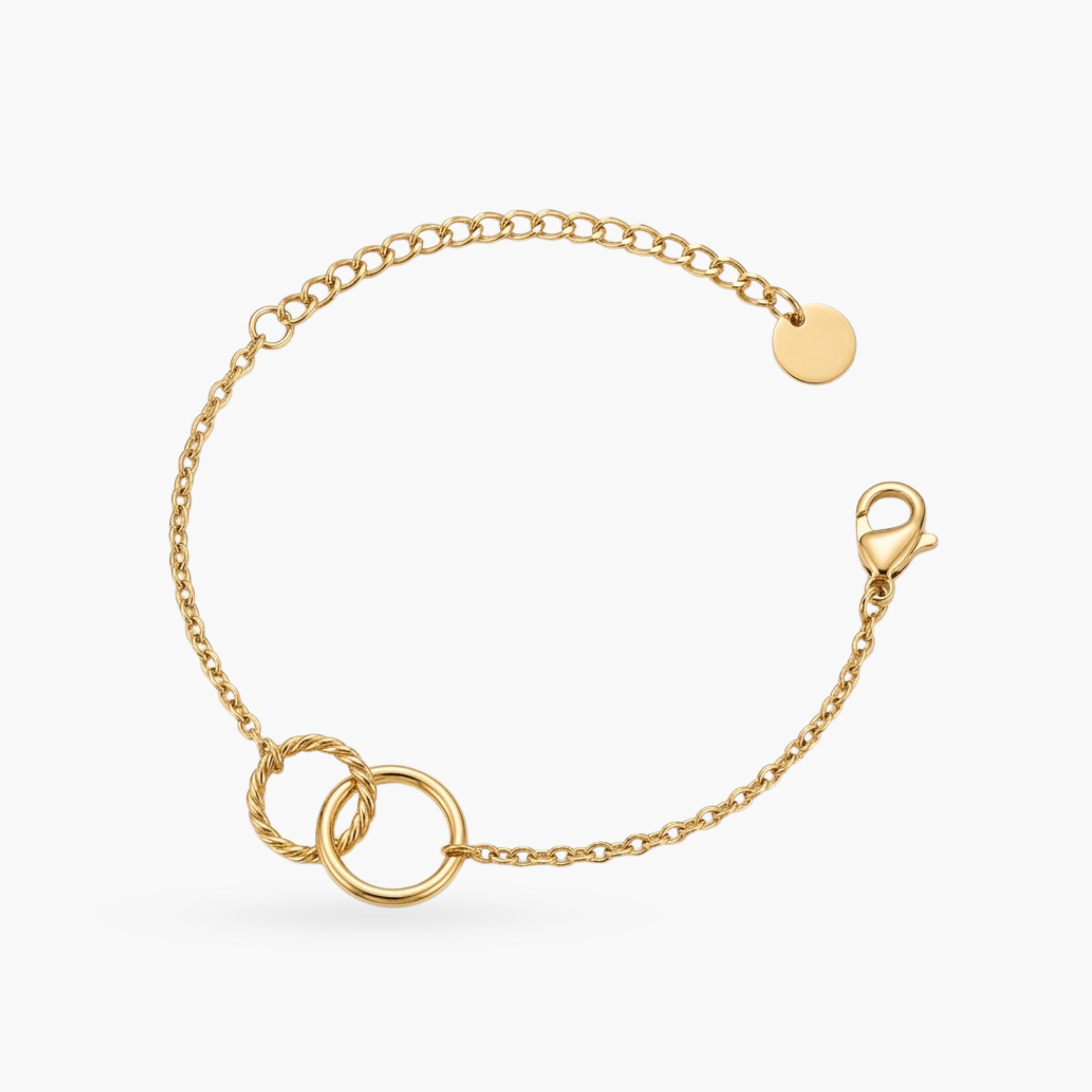 The Linked Circle Gold Bracelet