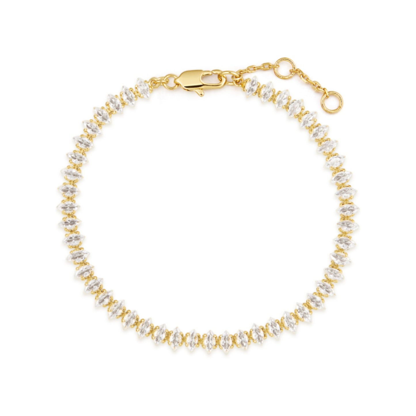 14k Plated Tears Gold Bracelet