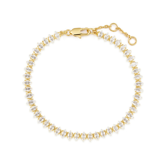 14k Plated Tears Gold Bracelet